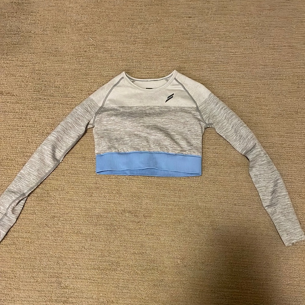 do you even long sleeve workout crop